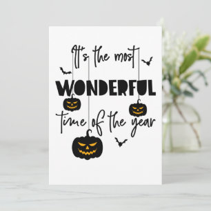 Invitación Es la época más maravillosa del año de Halloween