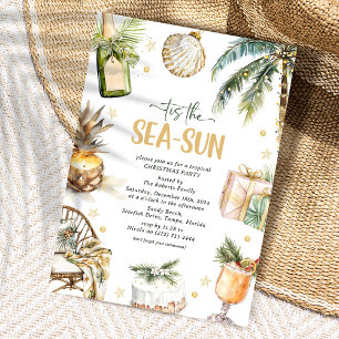 Invitación ¡Es la Fiesta de Navidad Tropical Playa Mar-Sol