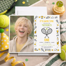 Es la foto del primer cumpleaños de Game Time Tenn