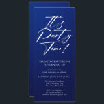 Invitación Es la hora del Fiesta 40 cumpleaños Fiesta simple<br><div class="desc">Es el Fiesta Time 40th 40th Birthday Party Simple Elegant Invitation Invite presenta un diseño minimalista con el texto "¡Es el momento del Fiesta!" en la moderna tipografía de escritura de caligrafía blanca y personalizado debajo con el texto de tu personalizado. El estilo y el color del tipo de letra...</div>