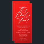 Invitación Es la hora del Fiesta 40 cumpleaños Fiesta simple<br><div class="desc">Es el Fiesta Time 40th 40th Birthday Party Simple Elegant Invitation Invite presenta un diseño minimalista con el texto "¡Es el momento del Fiesta!" en la moderna tipografía de escritura de caligrafía blanca y personalizado debajo con el texto de tu personalizado. El estilo y el color del tipo de letra...</div>