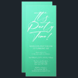 Invitación Es la hora del Fiesta 40 cumpleaños Fiesta simple<br><div class="desc">Es el Fiesta Time 40th 40th Birthday Party Simple Elegant Invitation Invite presenta un diseño minimalista con el texto "¡Es el momento del Fiesta!" en la moderna tipografía de escritura de caligrafía blanca y personalizado debajo con el texto de tu personalizado. El estilo y el color del tipo de letra...</div>