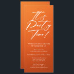 Invitación Es la hora del Fiesta 40 cumpleaños Fiesta simple<br><div class="desc">Es el Fiesta Time 40th 40th Birthday Party Simple Elegant Invitation Invite presenta un diseño minimalista con el texto "¡Es el momento del Fiesta!" en la moderna tipografía de escritura de caligrafía blanca y personalizado debajo con el texto de tu personalizado. El estilo y el color del tipo de letra...</div>