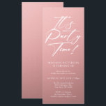 Invitación Es la hora del Fiesta 40 cumpleaños Fiesta simple<br><div class="desc">Es el Fiesta Time 40th 40th Birthday Party Simple Elegant Invitation Invite presenta un diseño minimalista con el texto "¡Es el momento del Fiesta!" en la moderna tipografía de escritura de caligrafía blanca y personalizado debajo con el texto de tu personalizado. El estilo y el color del tipo de letra...</div>