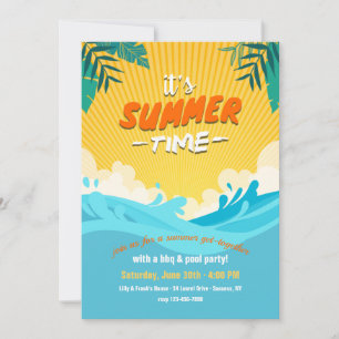 Invitación Es la hora del verano