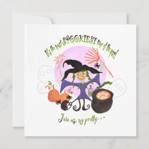 Invitación “Es la hora más ESPELUZNANTE del año!”