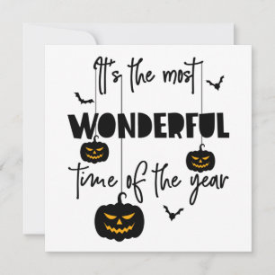 Invitación Es la Hora más Maravillosa del Año Halloween