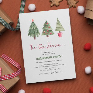 Invitación Es la Temporada... Fiesta de Navidad