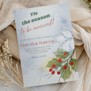 Invitación Es la Temporada para Casarse Fiesta de Boda de Inv