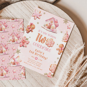 Invitación Es la temporada que DOS celebran el segundo cumple