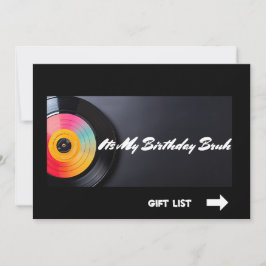 Invitación Es mi cumpleaños Bruh