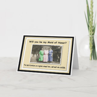 Invitación ¿Es mi empleada de honor? - DIVERSIÓN