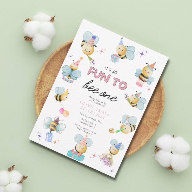 Invitación Es muy divertido ser un primer cumpleaños (Subido por el creador)