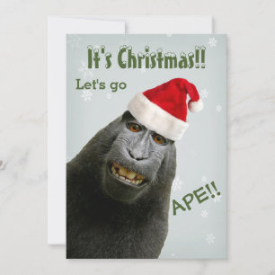 Invitación ¡Es Navidad! ¡Vamos a volvernos locos!!