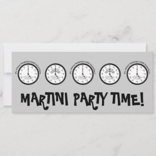 INVITACIÓN ES SIEMPRE LA HORA DEL MARTINI EN ALGÚN LUGAR INVI
