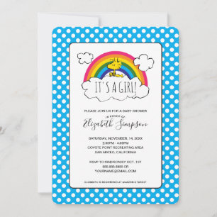 Invitación Es un Baby Shower Chica