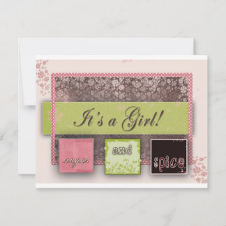 Invitación Es un Baby Shower Chica