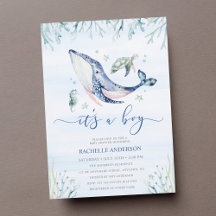 Es un Baby Shower de Boy Under the Sea