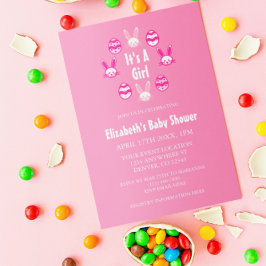 Invitación Es un Baby Shower de Pascua Chica