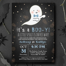 ¡Es un Boo-y! Baby Shower de Little Spirit Hallowe