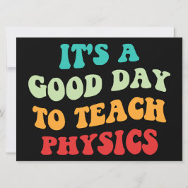 Invitación Es un buen día para enseñar física