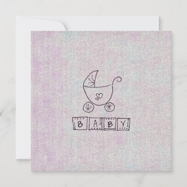 Invitación Es un Chica (Anverso)