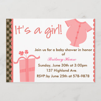Invitación ¡Es un Chica!