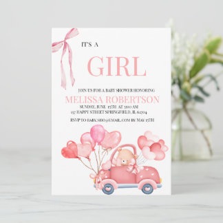 Invitación ¡Es un chica!