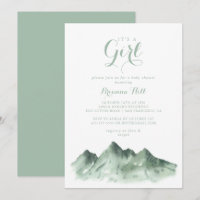 Es un Chica Baby Shower Green Mountain Country
