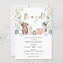 Es un Chica de Eucalyptus Baby Shower