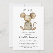 Es un chico del ratón Baby Shower