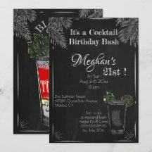 Es un cóctel Cumpleaños 21