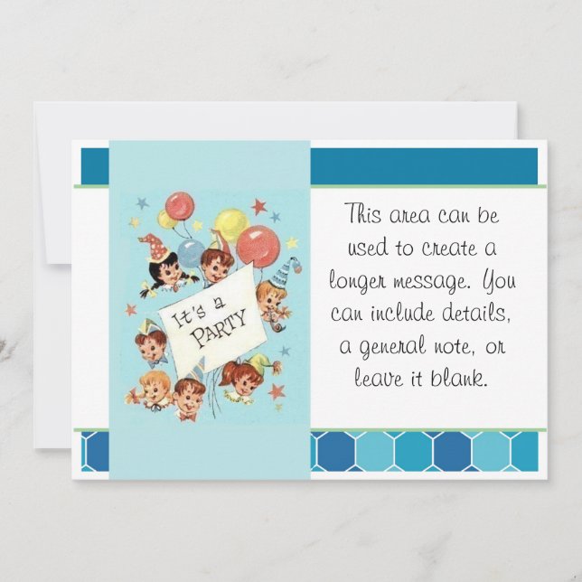 Invitación Es un Fiesta (Anverso)