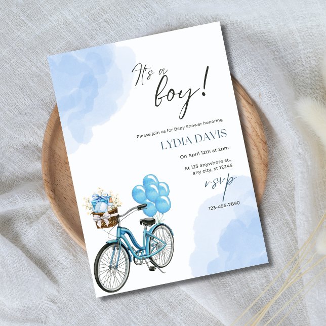 Invitación Es un niño Baby Shower Baby Boy Baby Shower (Subido por el creador)