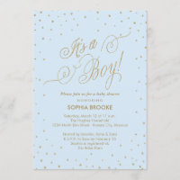 Es un niño fantástico con estrellas de oro ducha a