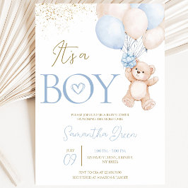 Invitación Es un Niño que Mal Podemos Esperar Fiesta de Bebé