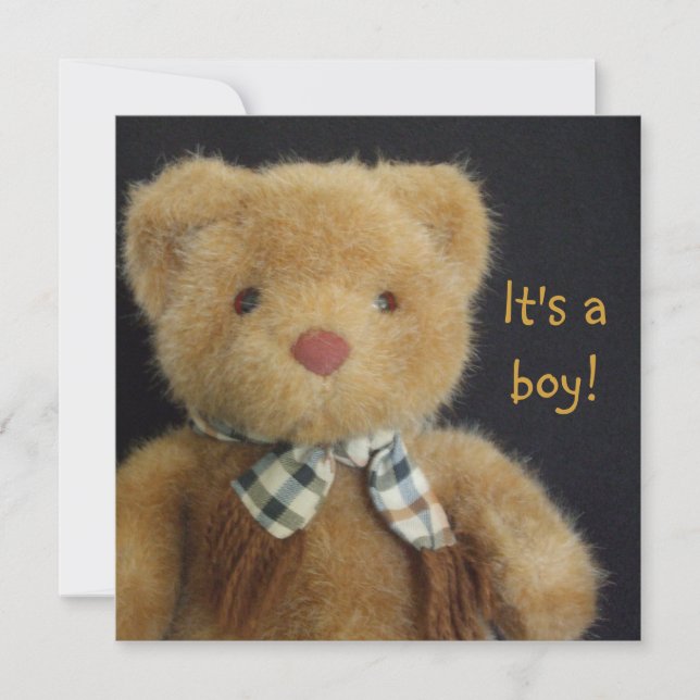 Invitación ¡Es un Oso Teddy! (Anverso)