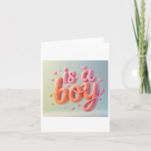 Invitación Es un recién nacido varón