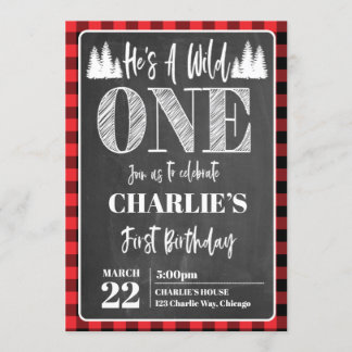 Invitación Es un salvaje invitado de fiesta de cumpleaños de