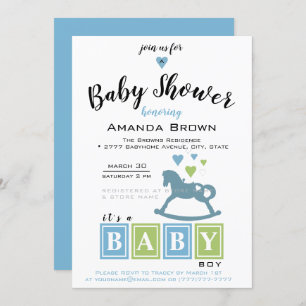 Invitación Es una Baby Shower de Boy