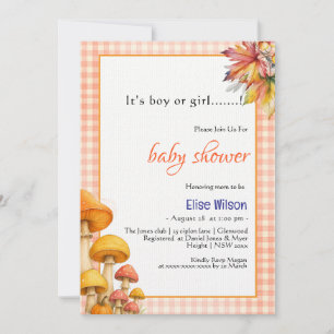 Invitación Es una ducha de bebé de cuento de hadas para niños