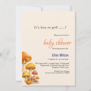 Invitación Es una ducha de bebé de cuento de hadas para niños