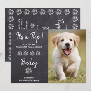 Invitación Es una ducha de cachorros de perro Mascota