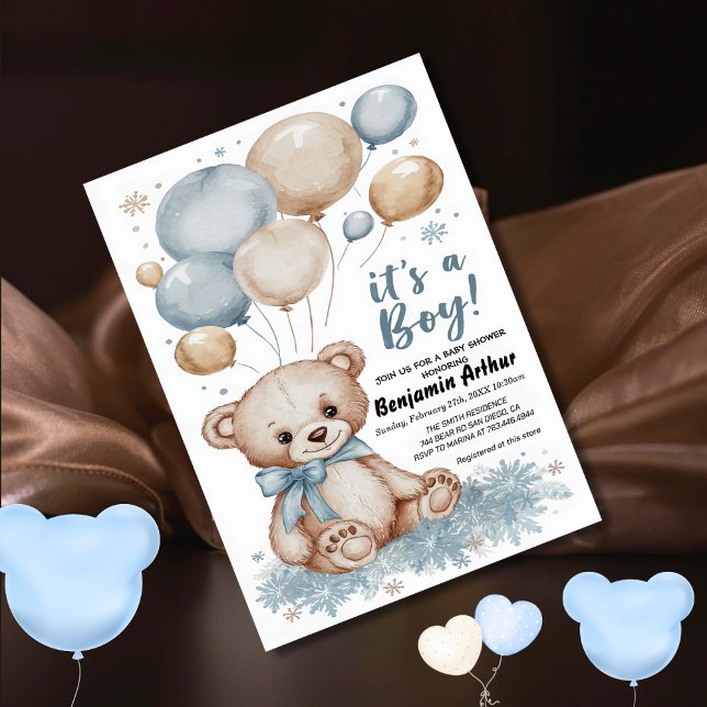 Invitación Es una ducha de niño bebé (Subido por el creador)