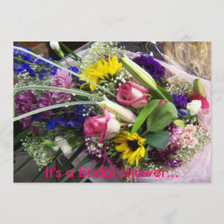 Invitación Es una ducha de novia...