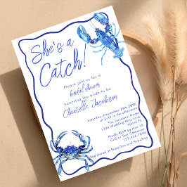Invitación Es una ducha de novia en la costa azul catastrófic