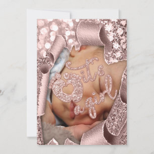 Invitación Es una ducha de Recién nacido fotográfico Personal