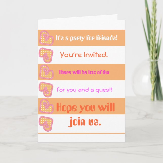 Invitación Es una Fiesta (Anverso)