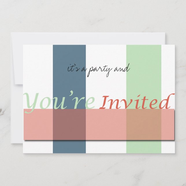 Invitación Es una Fiesta (Anverso)