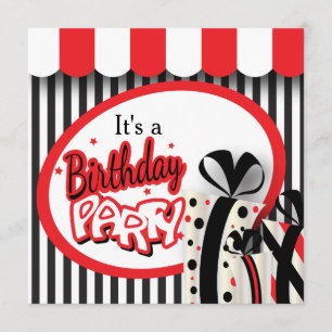 Invitación Es una fiesta de cumpleaños   80 cumpleaños